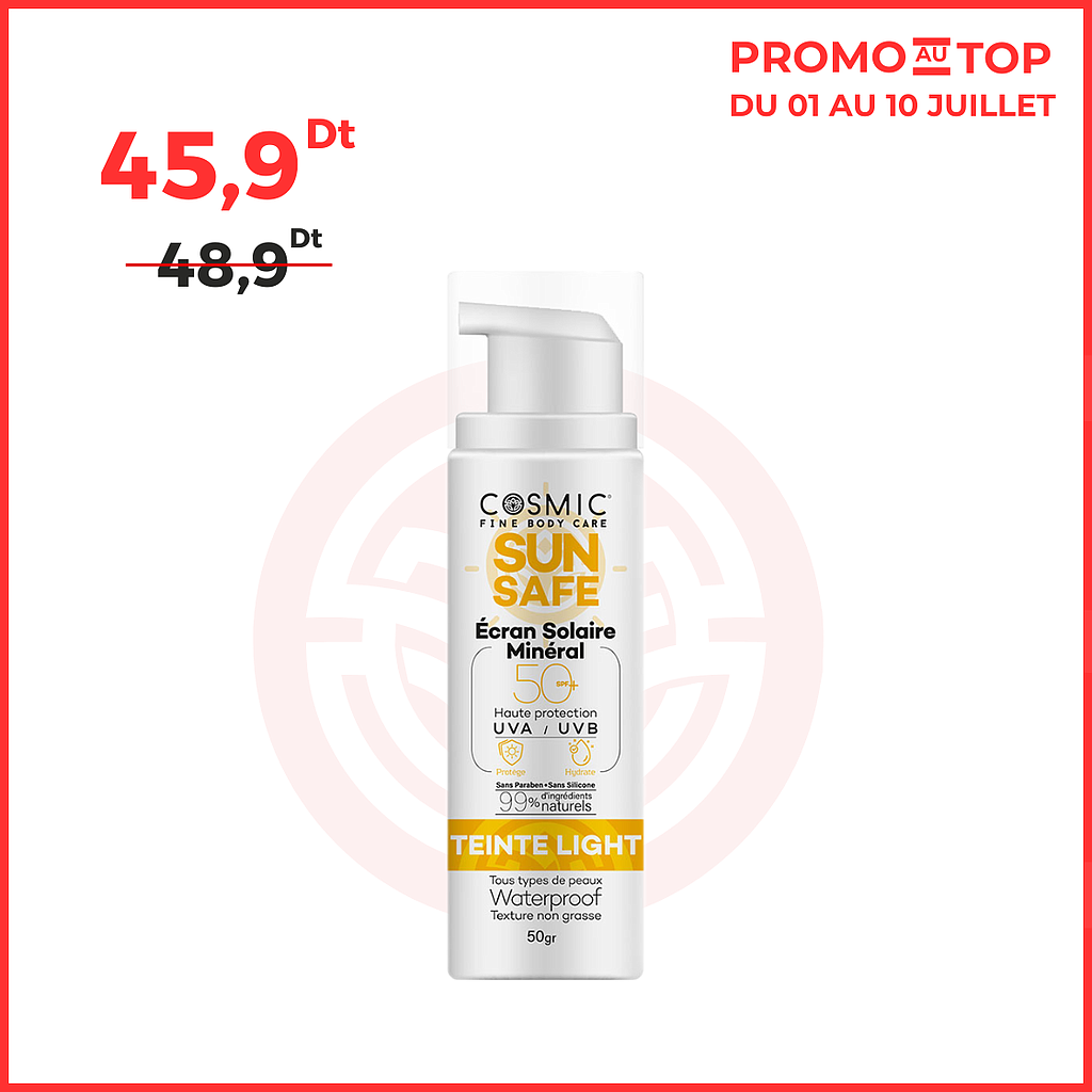 Ecran Solaire Minéral - Teinte LIGHT (PROMO)